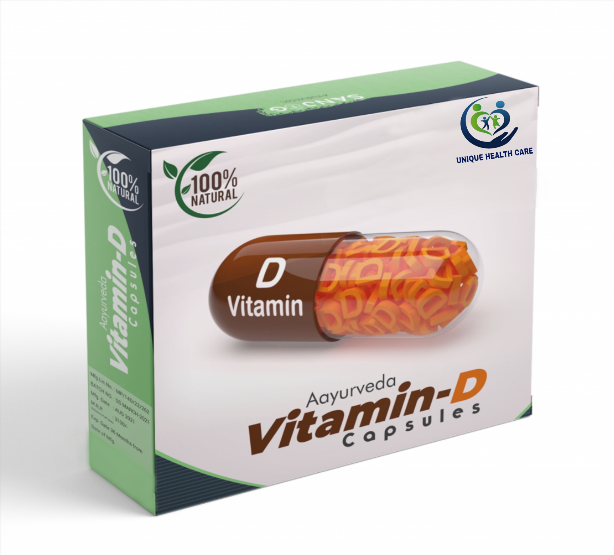 Aayurveda Vitamin-D Capsules