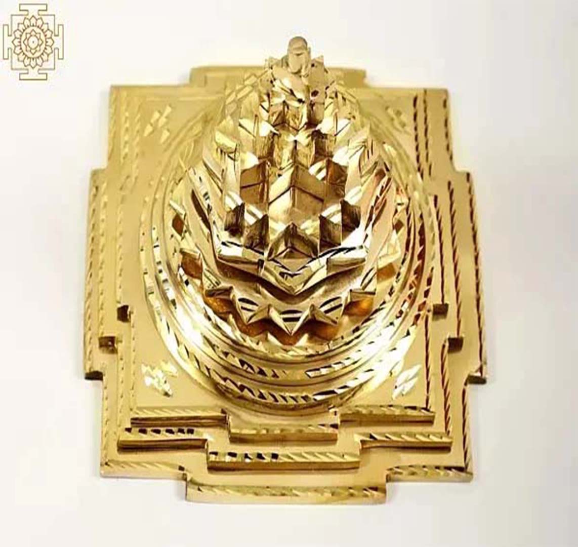 Brass Sri Yantra